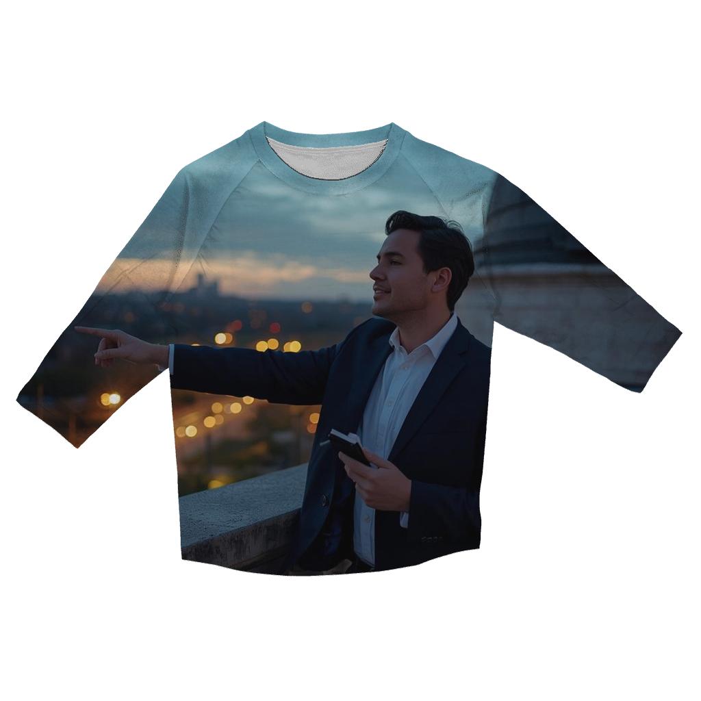 Charlie Kirk At University Observatory Plaza trendy 3/4 sleeve tops