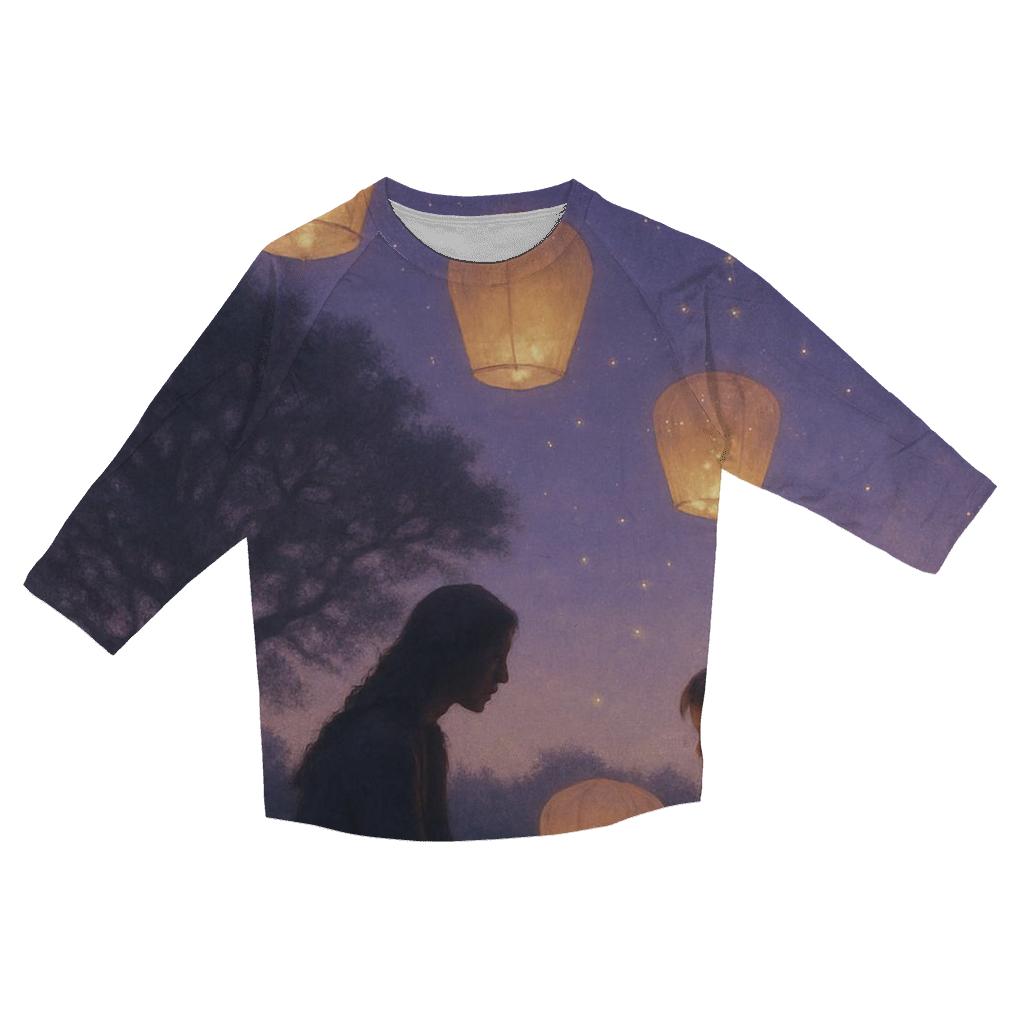 Lanterns Of Memory personalized 3/4 sleeve tees