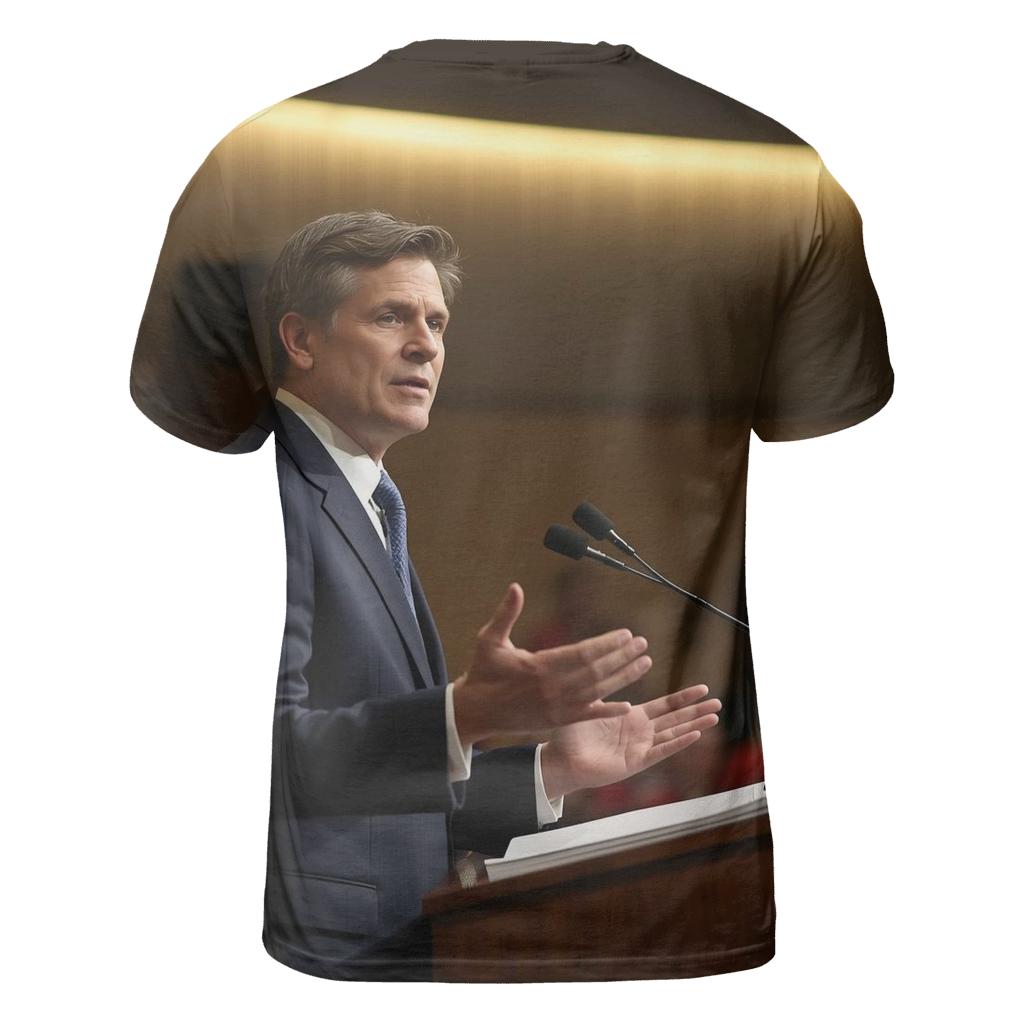 Charlie Kirk Campus Forum Address unique graphic print tees