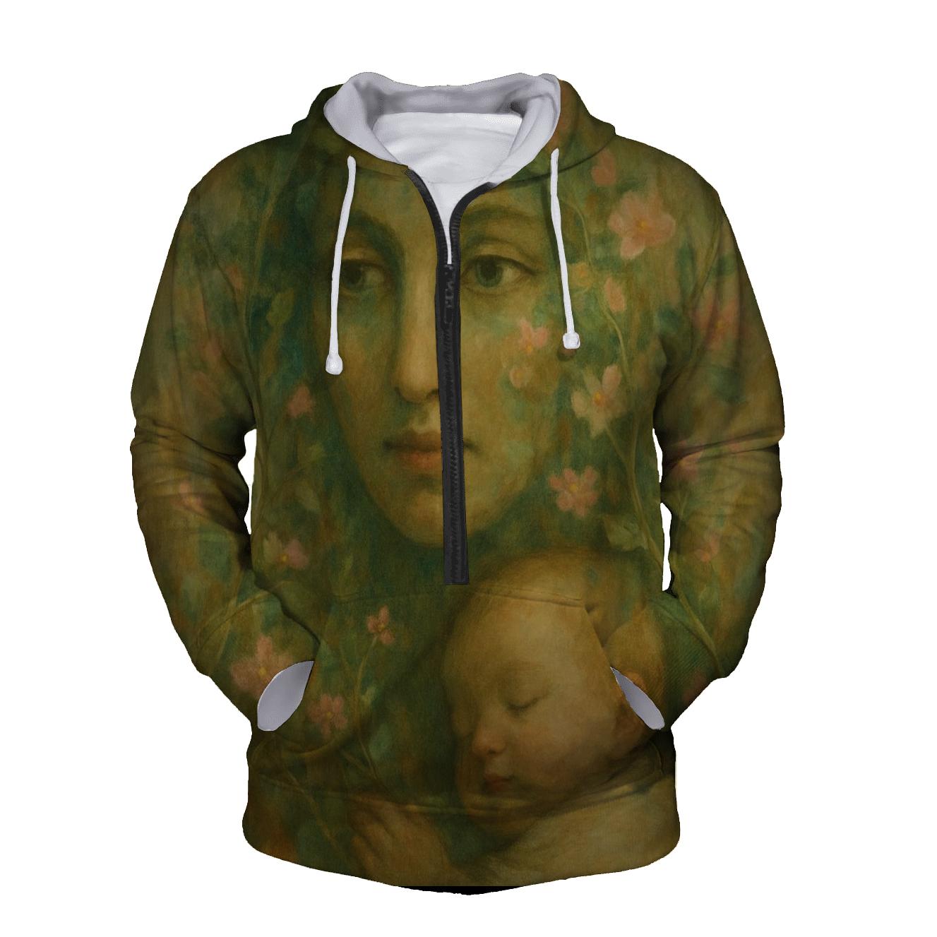 The Silent Garden Within Her Gaze hoodie designs