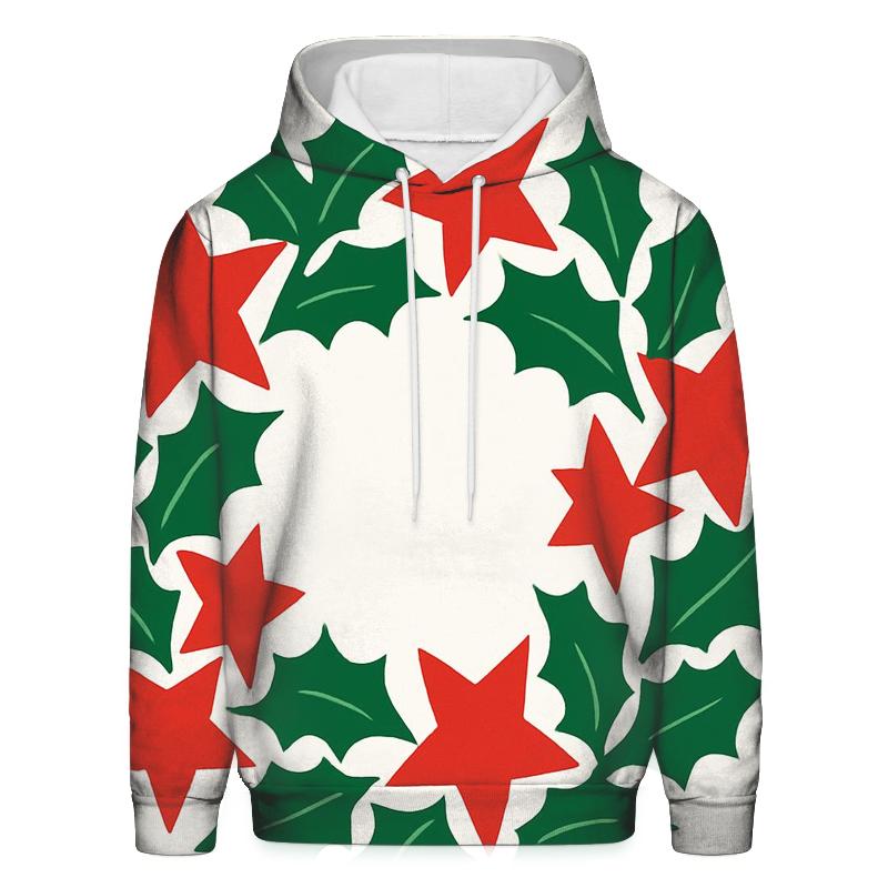 StarryWreath embroidered hoodies