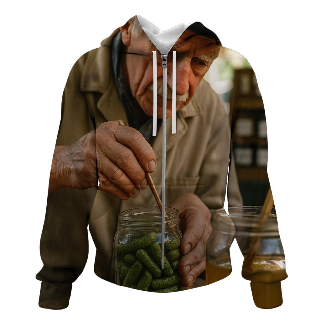 Market Pickling Demonstration custom hoodies