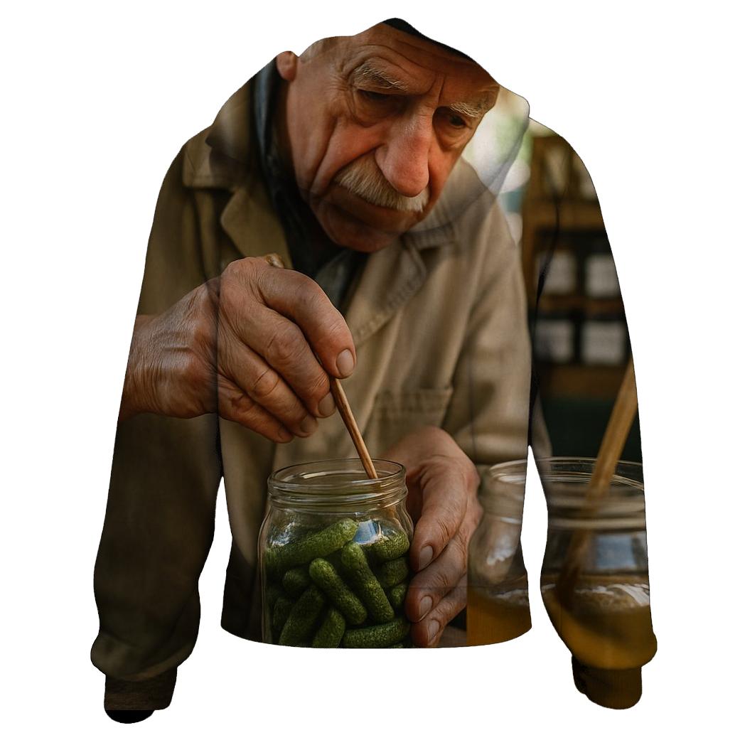 Market Pickling Demonstration custom hoodies