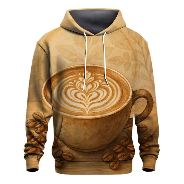 Latte Bloom Mandala printed hoodies