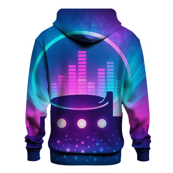 Neon Stage Bloom zip-up hoodies