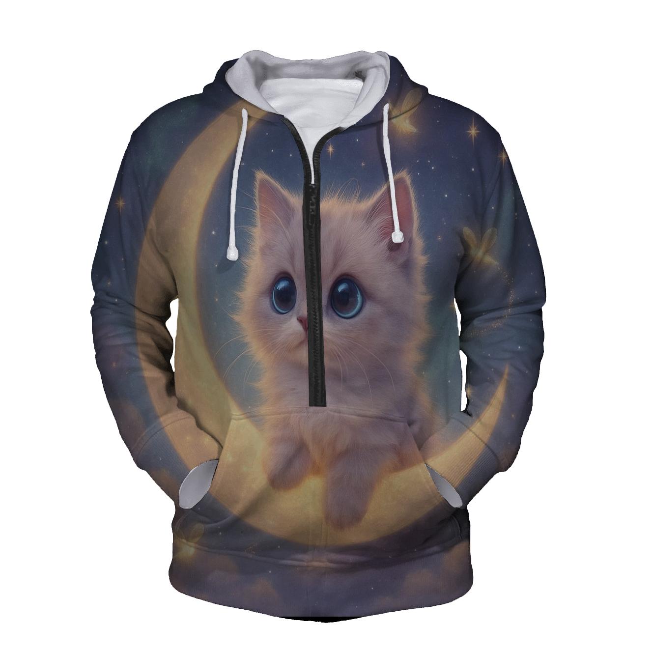 Celestial Kitten Dreamscape custom hoodies