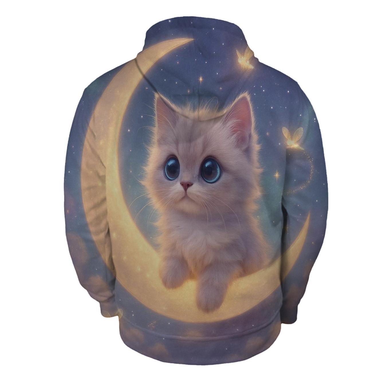 Celestial Kitten Dreamscape custom hoodies