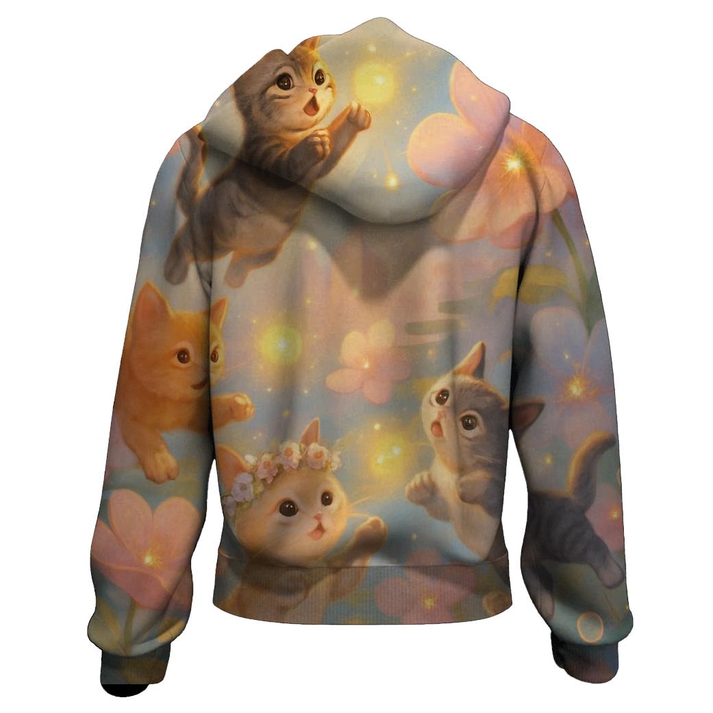 Stargarden Playful Kittens lightweight hoodies