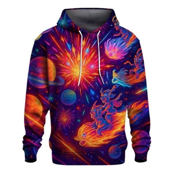 Supernova Carnival printed hoodies