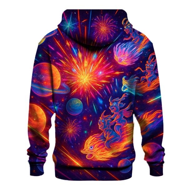 Supernova Carnival printed hoodies