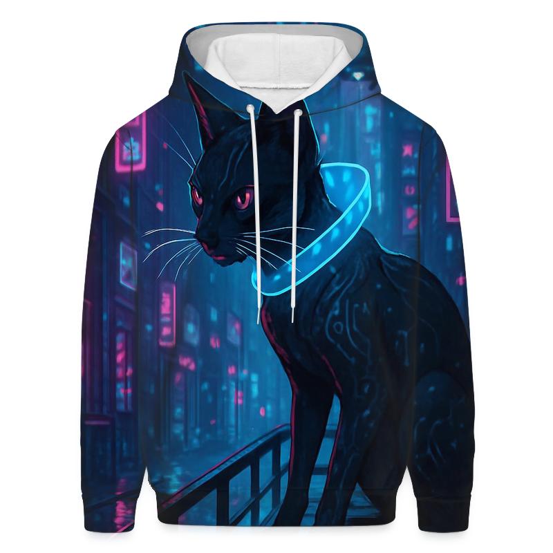 Cyberpunk Alley Scout printed hoodies