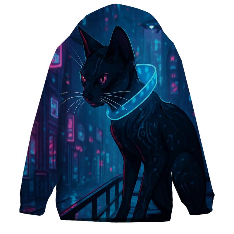 Cyberpunk Alley Scout printed hoodies
