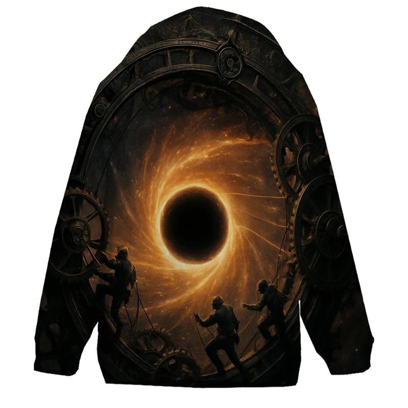 Clockwork Black Hole Sonata custom hoodies