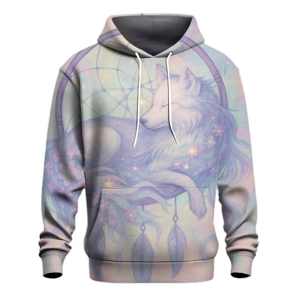 Dreamweaver Spirit Wolf lightweight hoodies