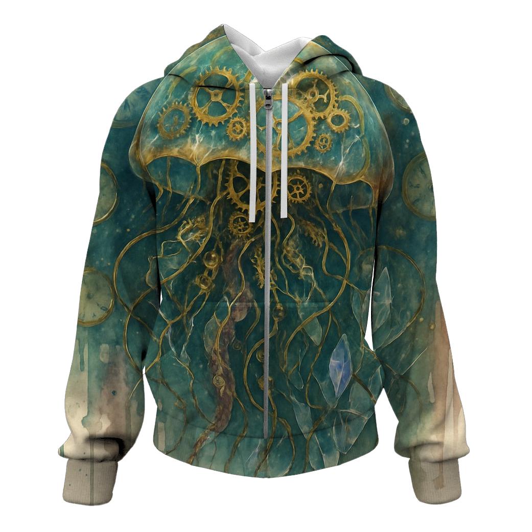 Random Clockwork Jelly pullover hoodies