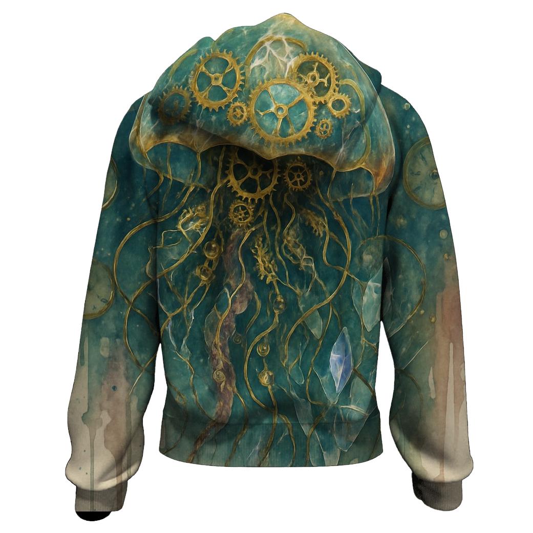 Random Clockwork Jelly pullover hoodies