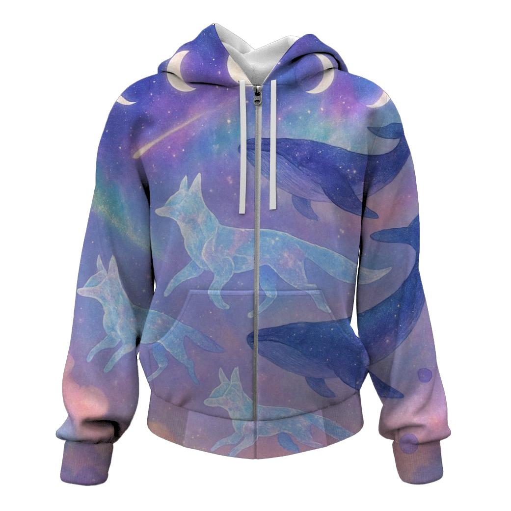 Pastel Aurora Menagerie hoodie trends