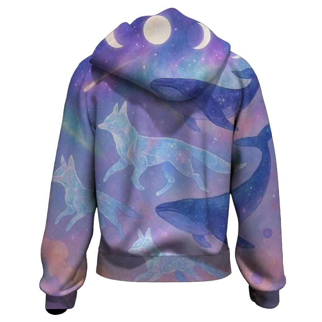 Pastel Aurora Menagerie hoodie trends