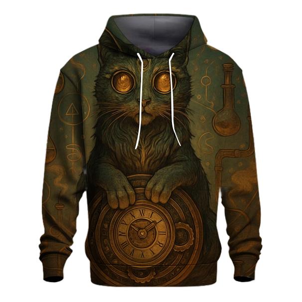 Clockwork Alchemist Cat hoodies fashion