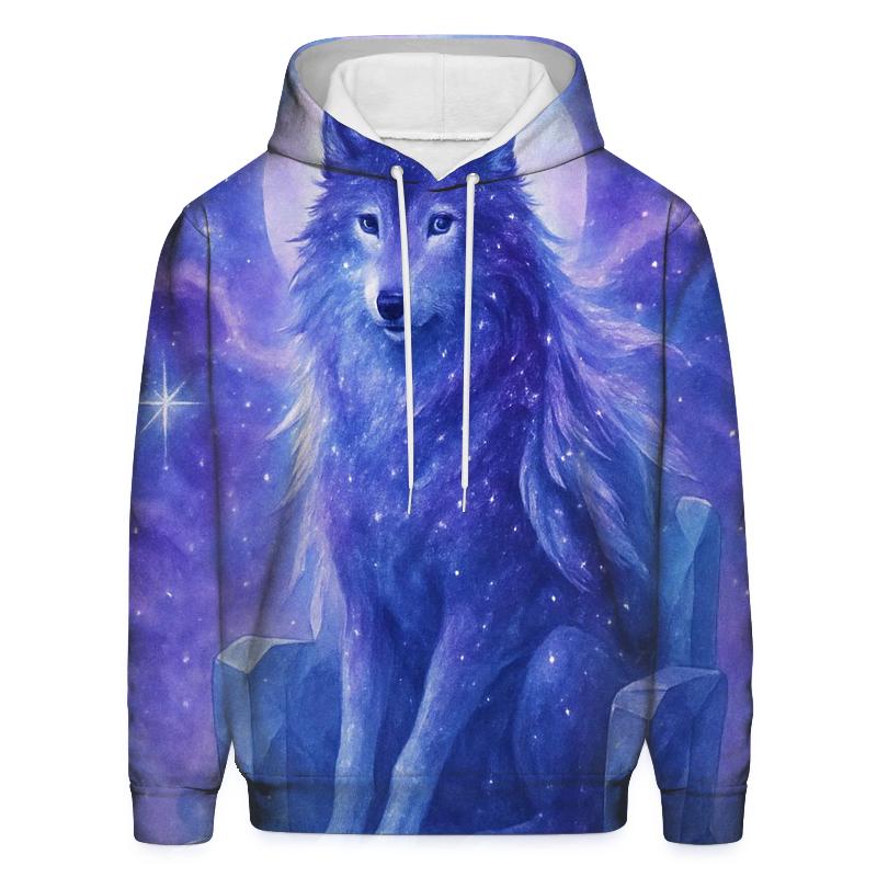 Celestial Wolf Oracle heavyweight hoodies