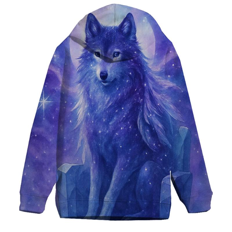Celestial Wolf Oracle heavyweight hoodies
