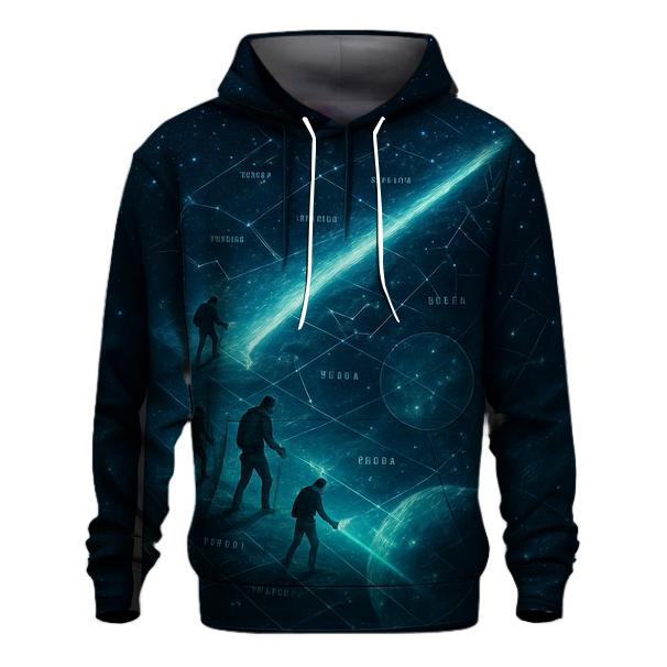 Comet Tail Cartography custom hoodies