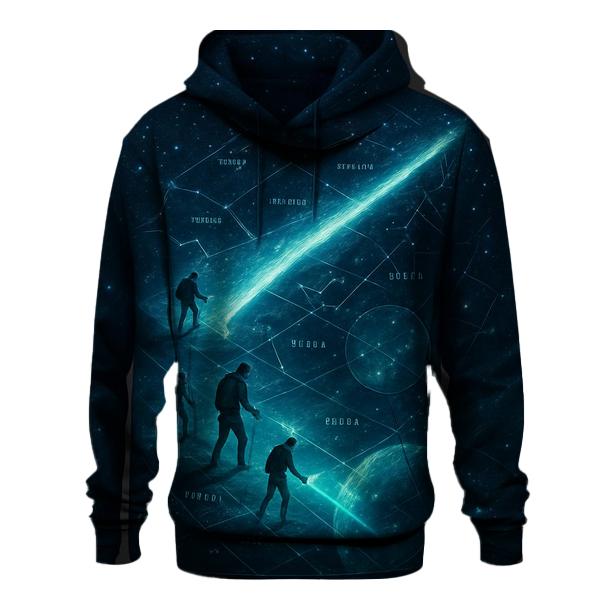 Comet Tail Cartography custom hoodies