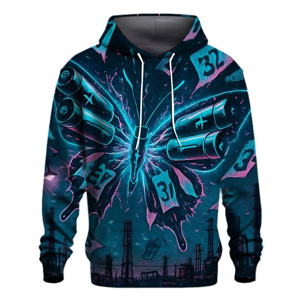 Battery Butterfly Riot heavyweight hoodies