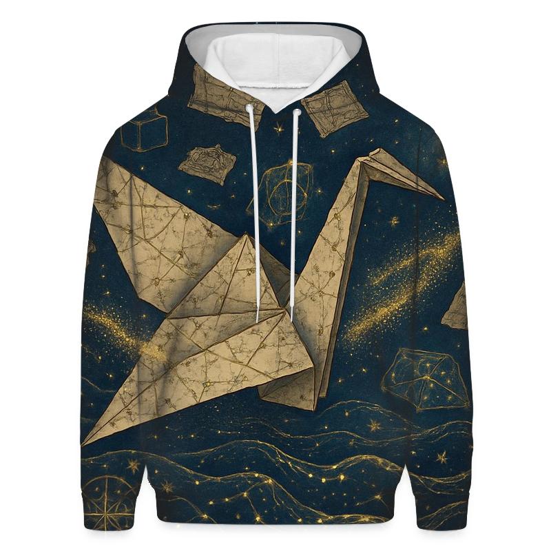 Stellar Origami Crane premium hoodies