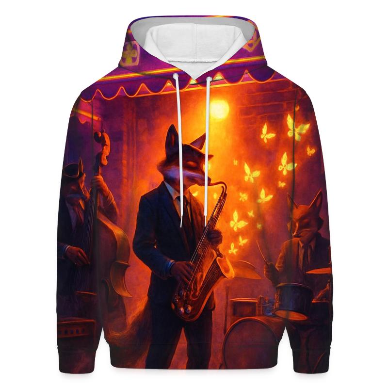 Nocturne Alley Foxband custom hoodies