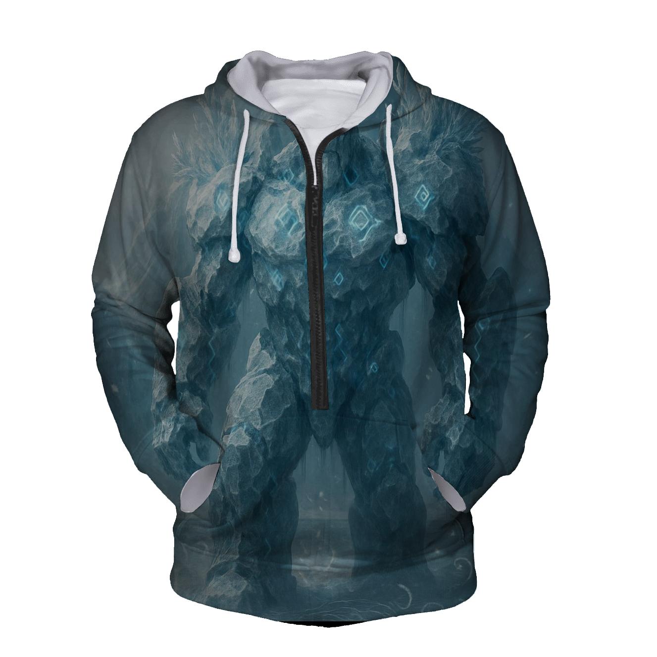 Random Frostbound Golem embroidered hoodies