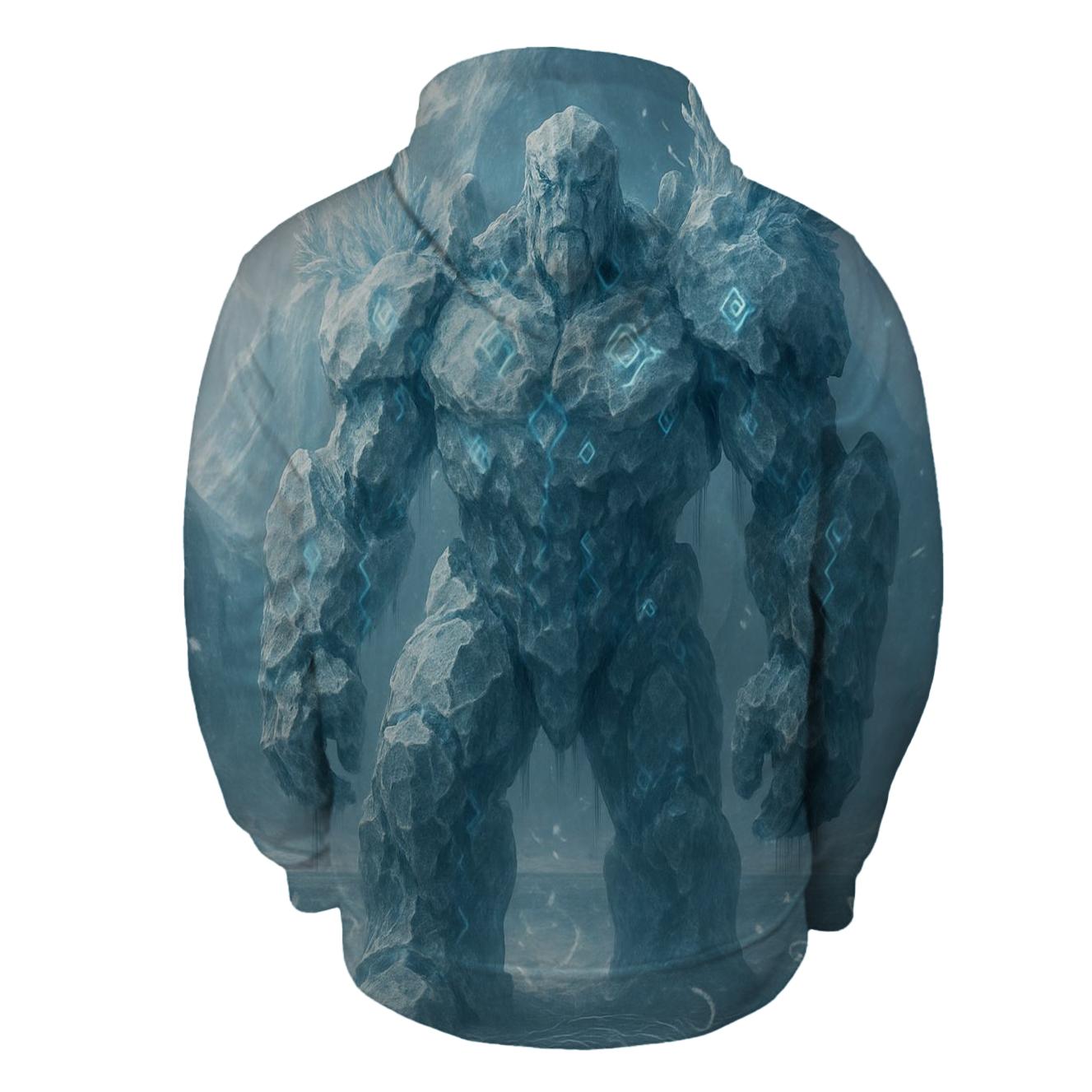 Random Frostbound Golem embroidered hoodies