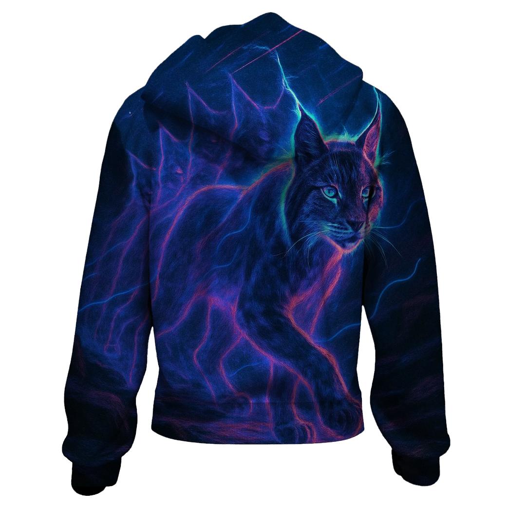 Random Echo Lynx printed hoodies