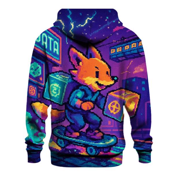 Pixel Fox Courier premium hoodies