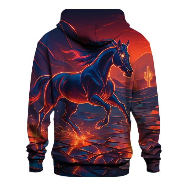 Mirage Neon Stallion pullover hoodies