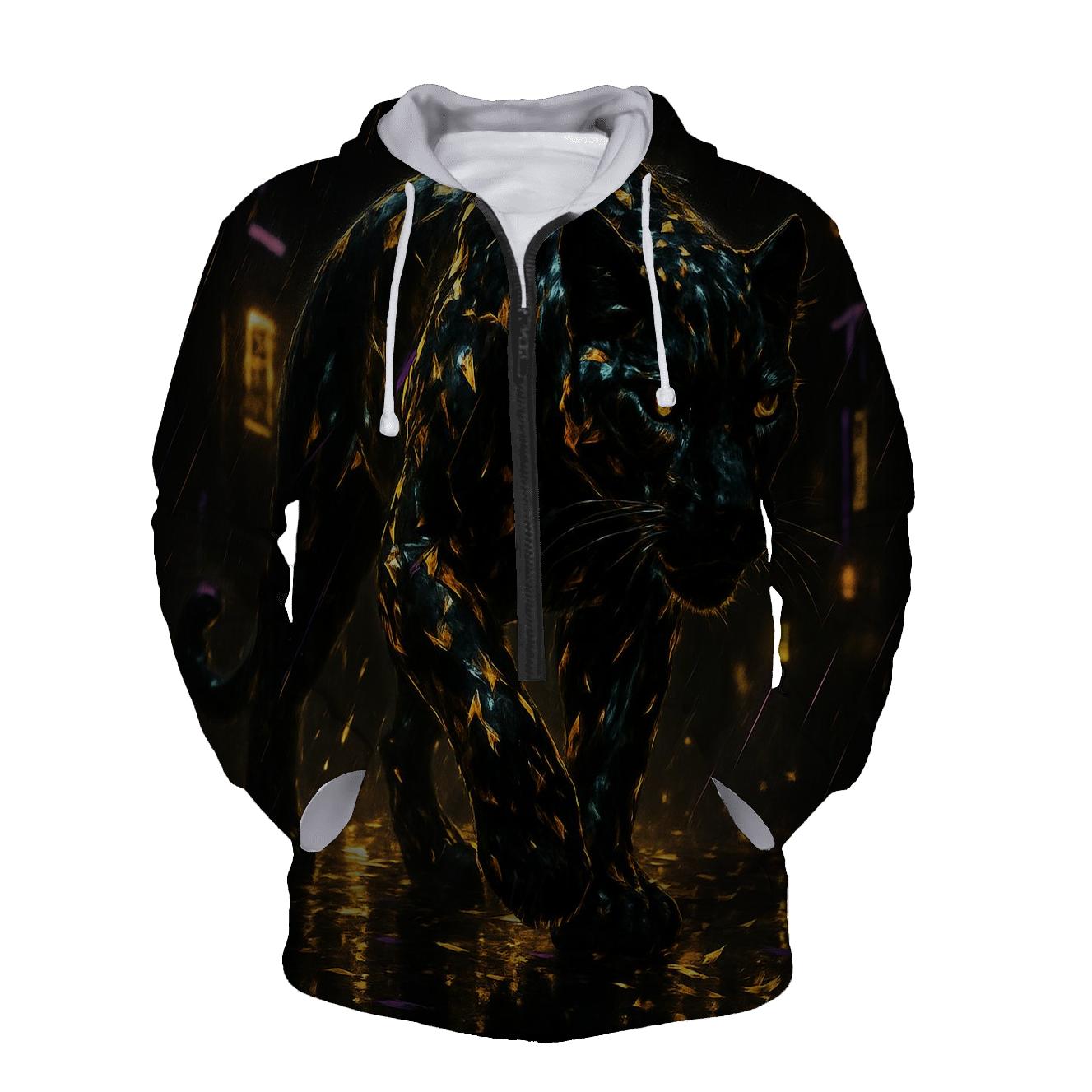 Random Prism Panther lightweight hoodies