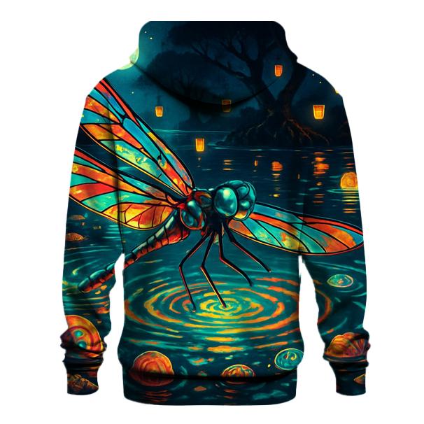Tidal Neon Dragonfly custom hoodies