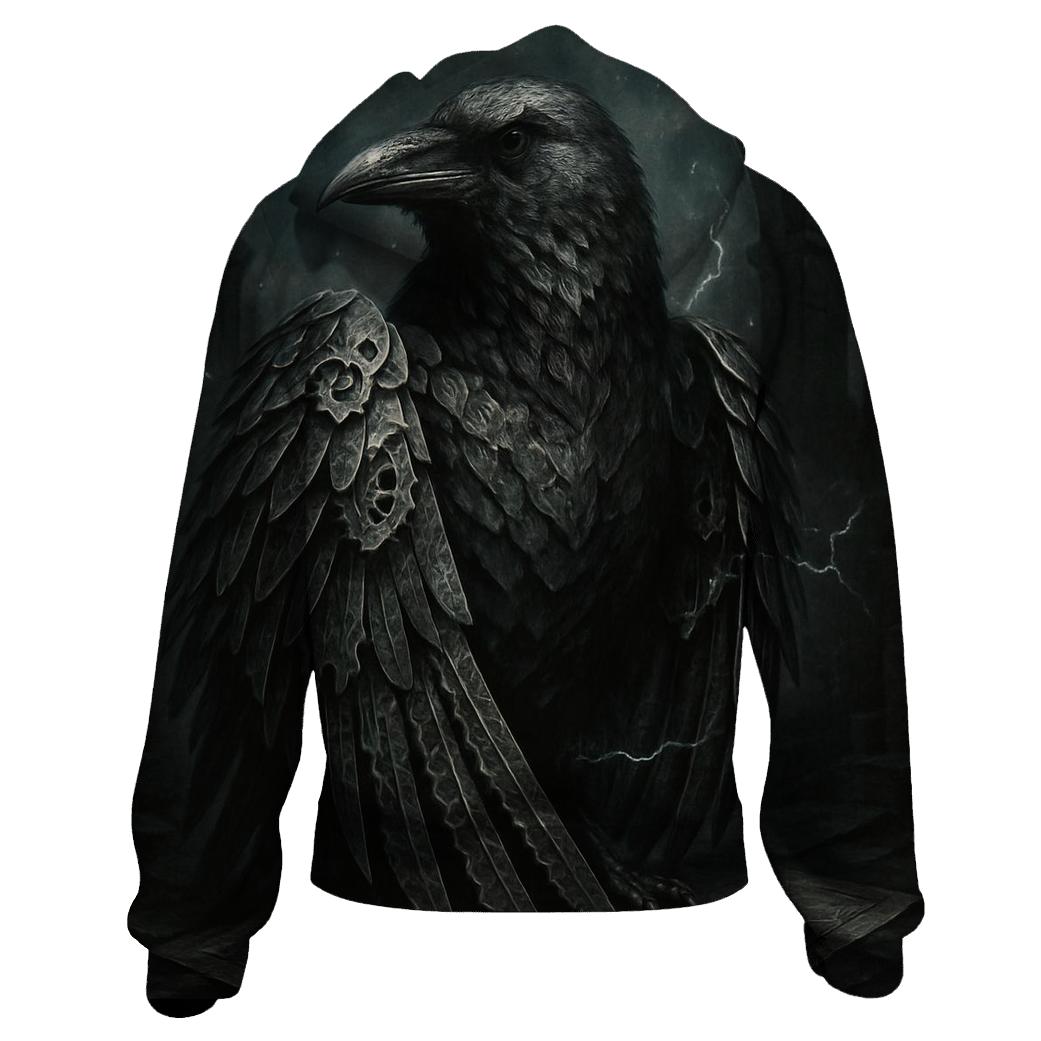 Random Alloy Raven zip-up hoodies