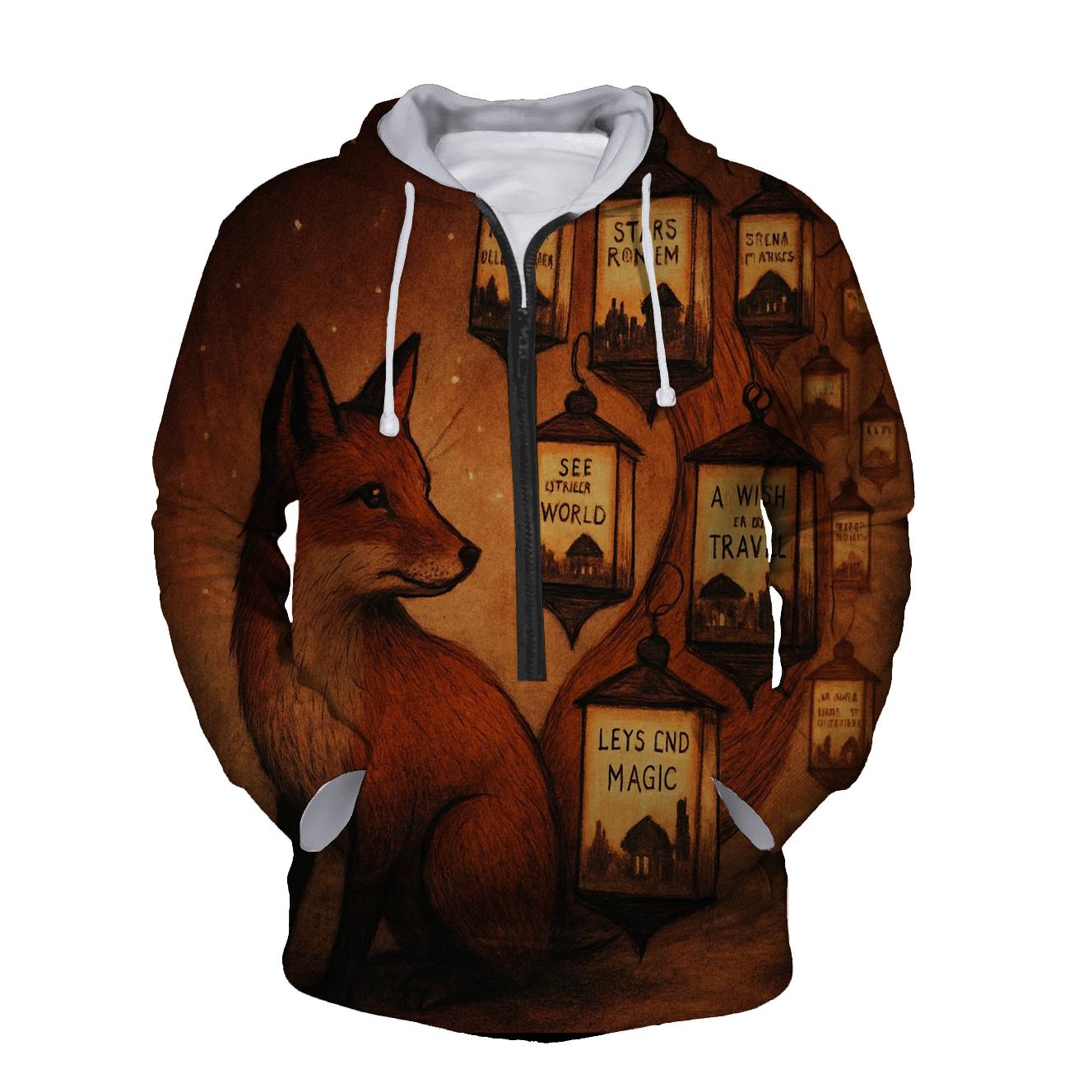 Random Lantern Fox custom hoodies