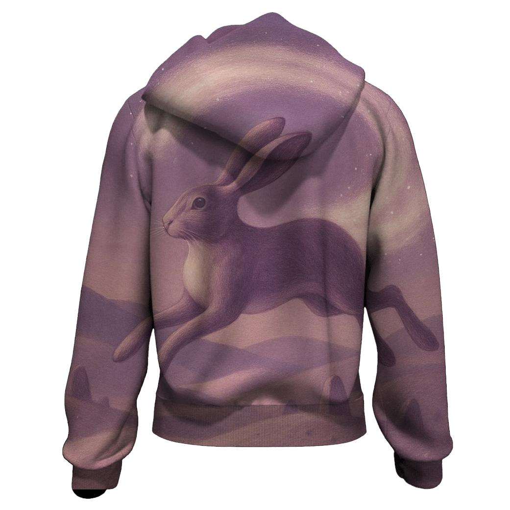 Random Velvet Comet Hare graphic hoodies