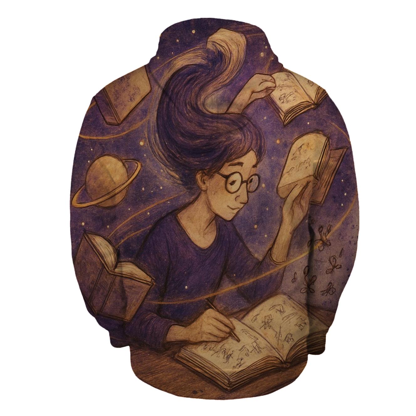 Random Comet Librarian designer hoodies