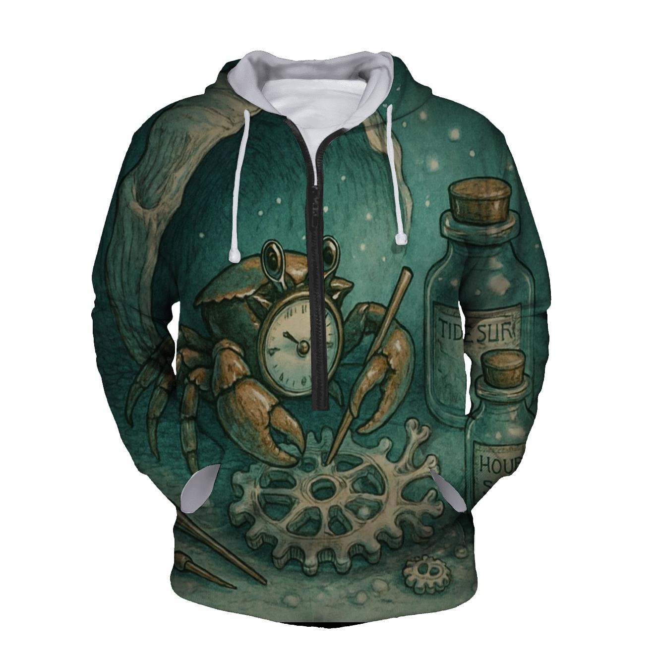 Random Coral Clocksmith designer hoodies