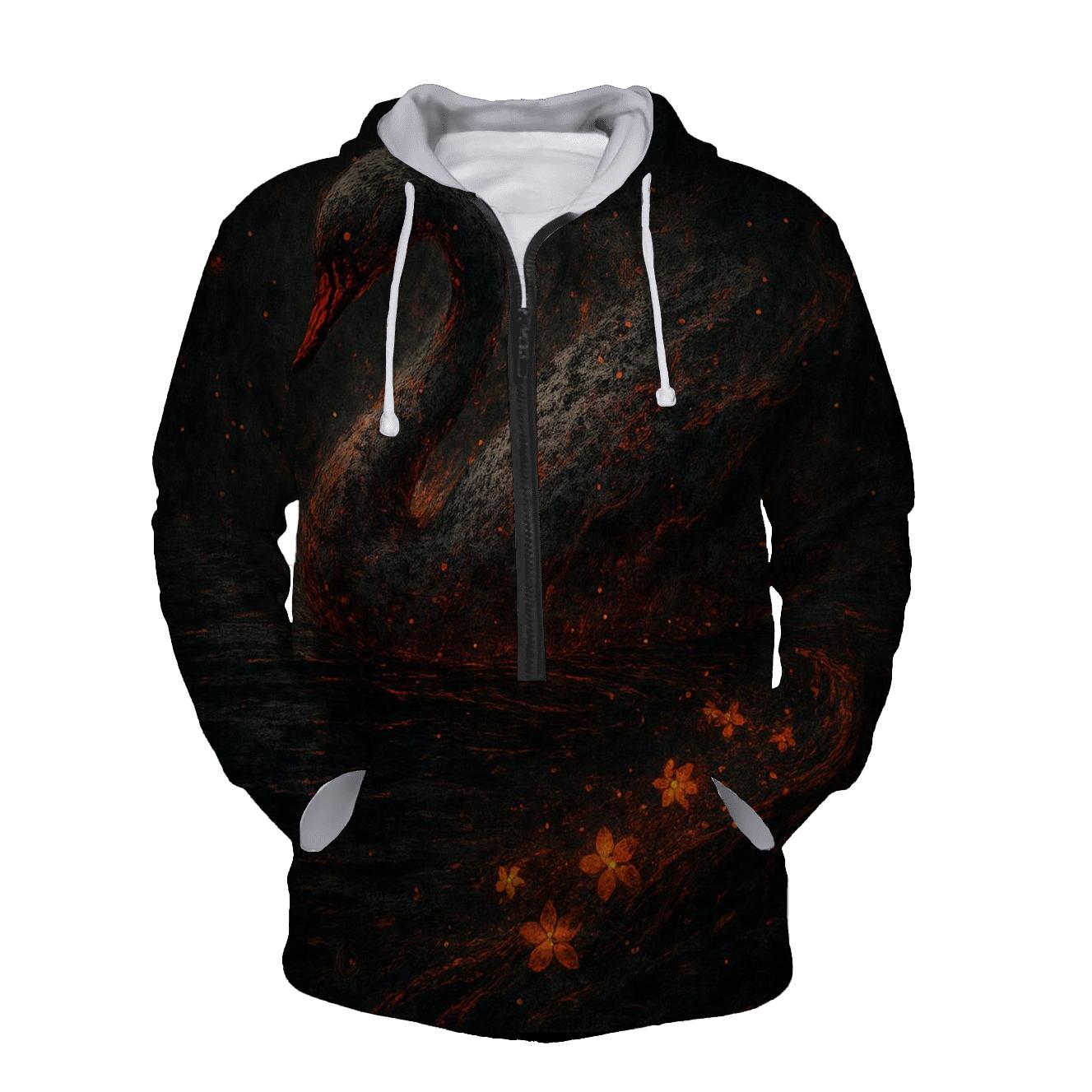 Random Ember Swan custom hoodies