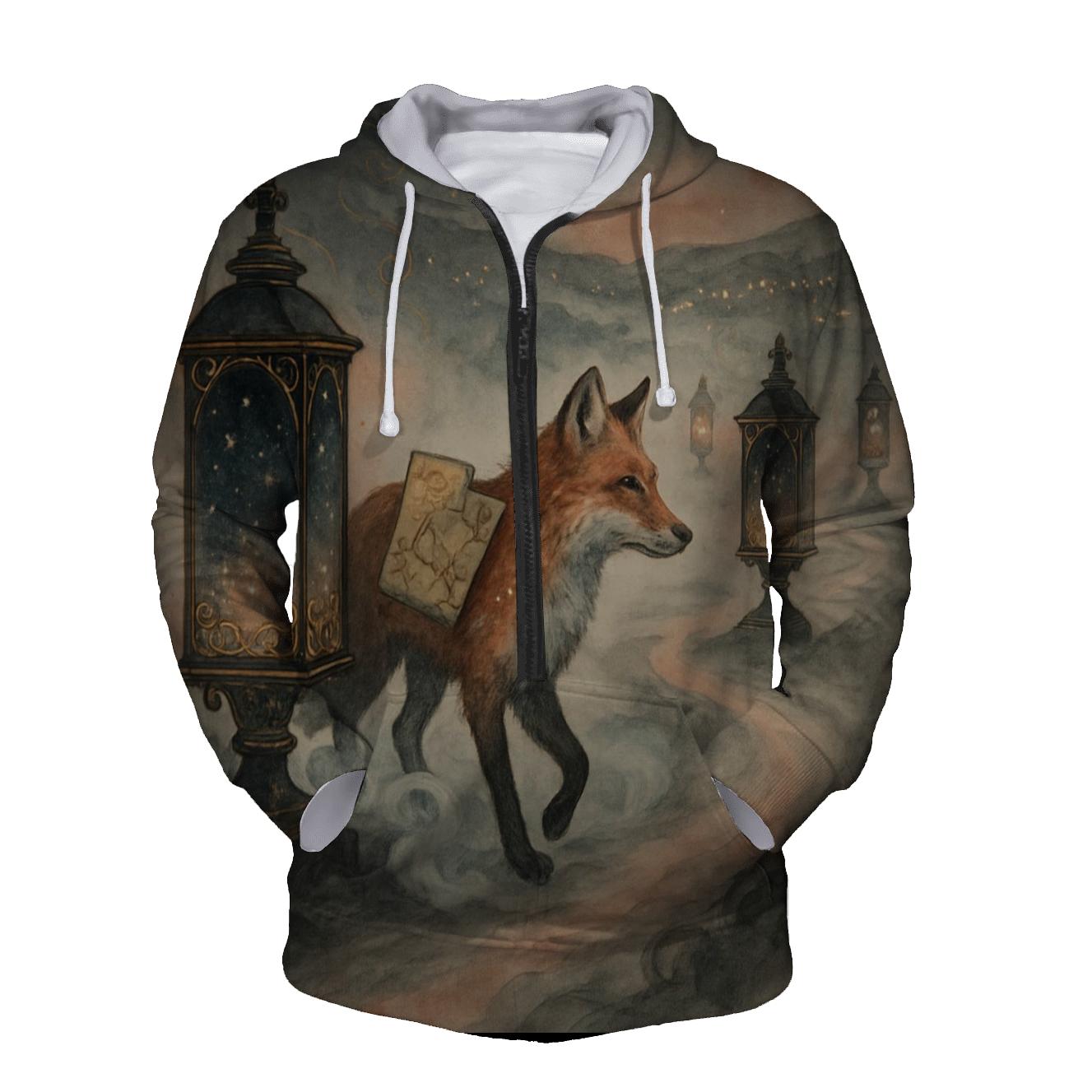 Random Lantern Bearer Fox designer hoodies
