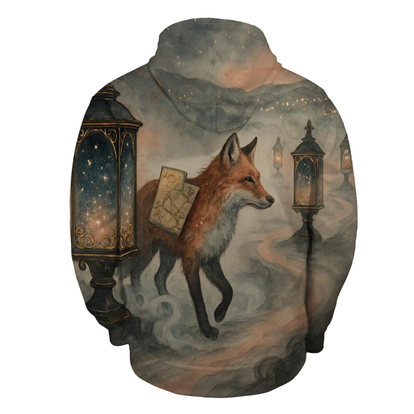 Random Lantern Bearer Fox designer hoodies