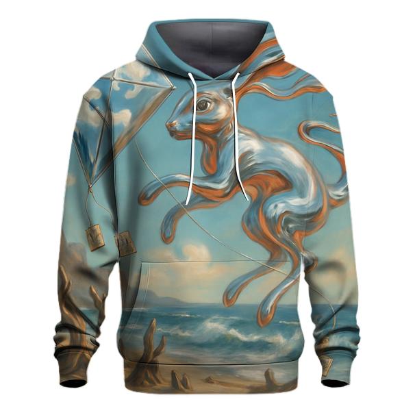 Mercury Kite Hare embroidered hoodies