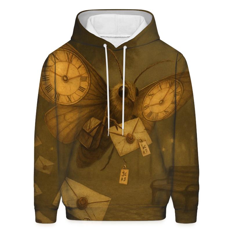 Sundial Moth Courier premium hoodies