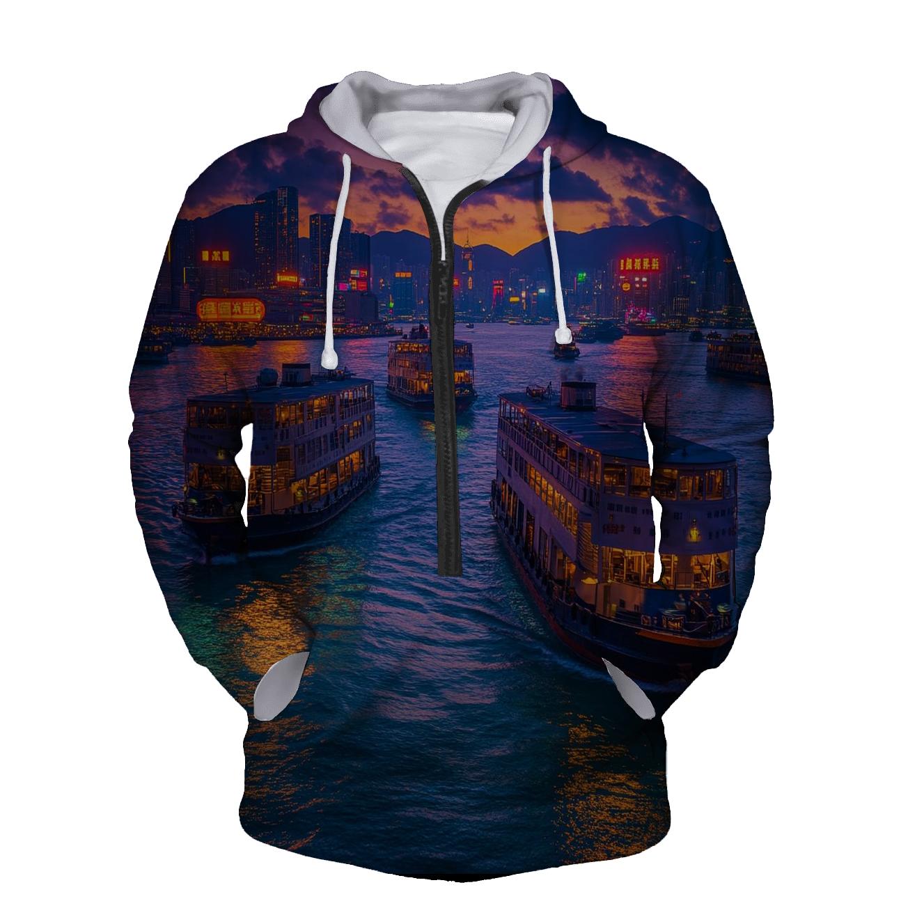 Victoria Harbour - Hong Kong designer hoodies