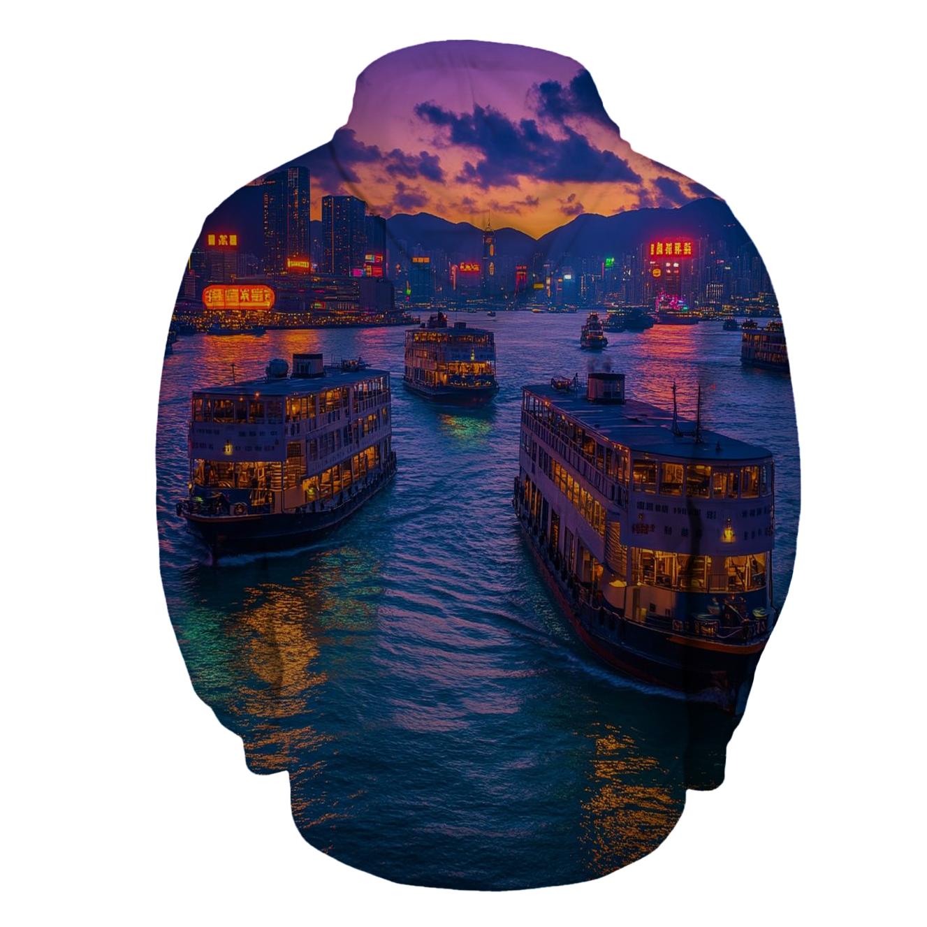 Victoria Harbour - Hong Kong designer hoodies