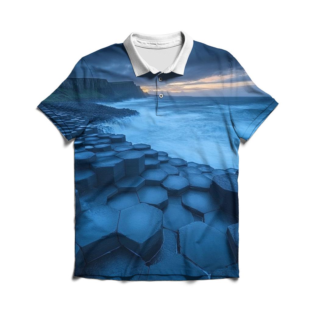 Giants Causeway - County Antrim personalized polo shirts